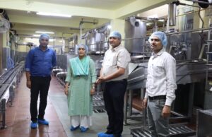 अपर्णा यादव ने किया अक्षय पात्र किचन का अवलोकन