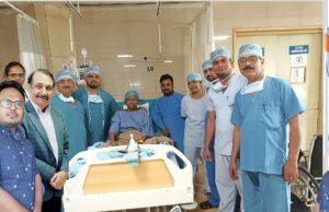 सहारा हॉस्पिटल में पहली बार हाइपरथर्मिक इंटरा पेरीटोनियल कीमोथेरेपी मशीन का किया गया सफल प्रयोग