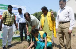 सहारा हॉस्पिटल के नवग्रह वाटिका में वृहद पौधा रोपण