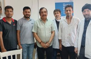 सहारा हॉस्पिटल में लुडविंग्स एनजाइना रोगी को मिला नया जीवन