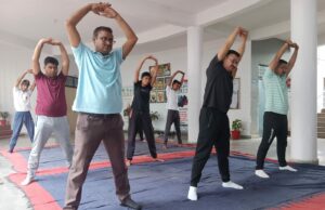 सुभाष चन्द्र बोस इंस्टीट्यूट ऑफ हायर एजुकेशन में अंतर्राष्ट्रीय योग का आयोजन