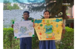 विद्यालय के बच्चो ने विश्व पृथ्वी दिवस मनाया